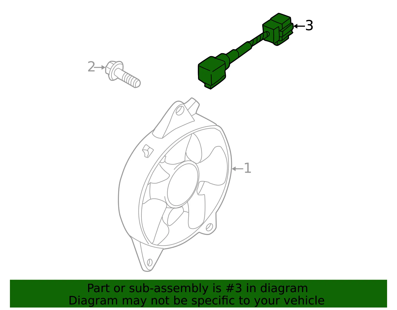 Temp Sensor - Kia (0K9A5-61764) - view 2