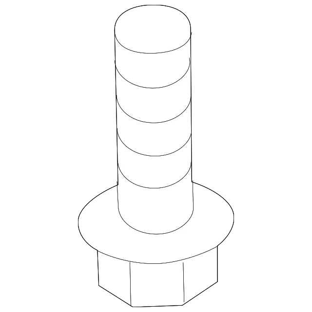 Reflector Bolt - Kia (11250-06167K)