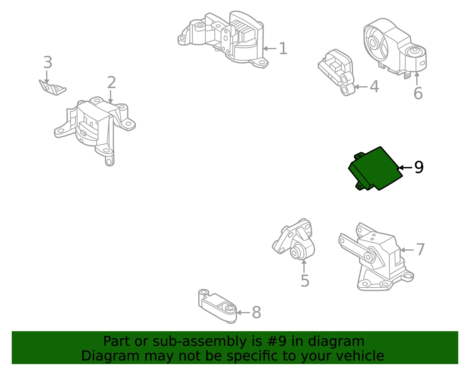 Control Module - Nissan (11280-6TX0A) - view 2