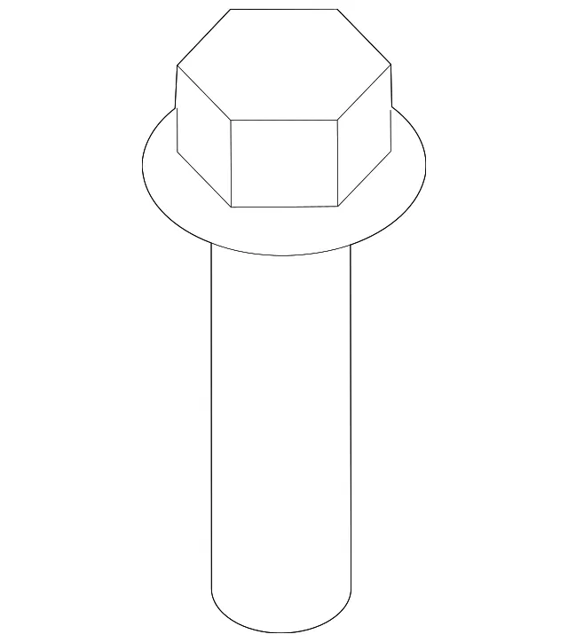 Battery Tray Bolt - Kia (11290-08206B)