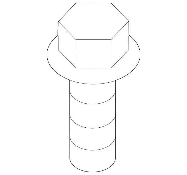 Headlamp Assembly Bolt - Kia (11302-06206B)