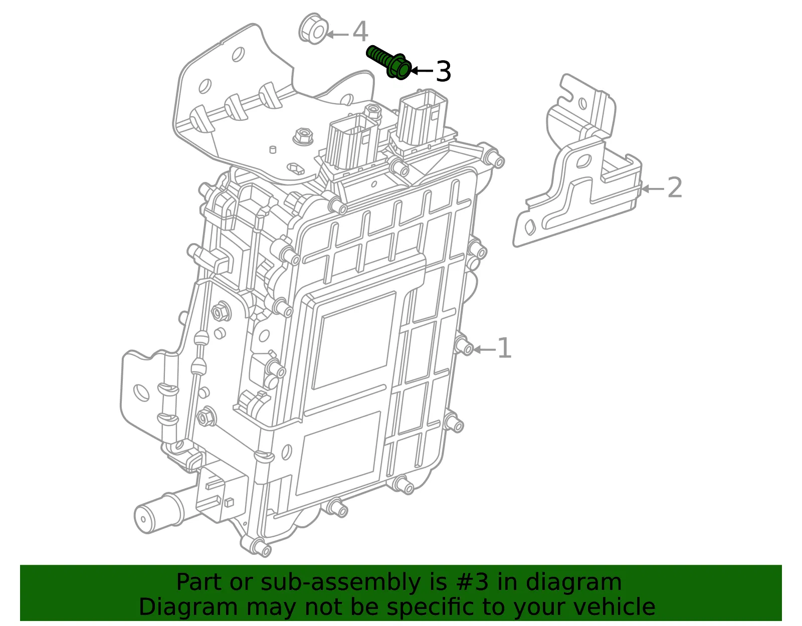 Battery Charger Bolt - Kia (11403-08167K) - view 2