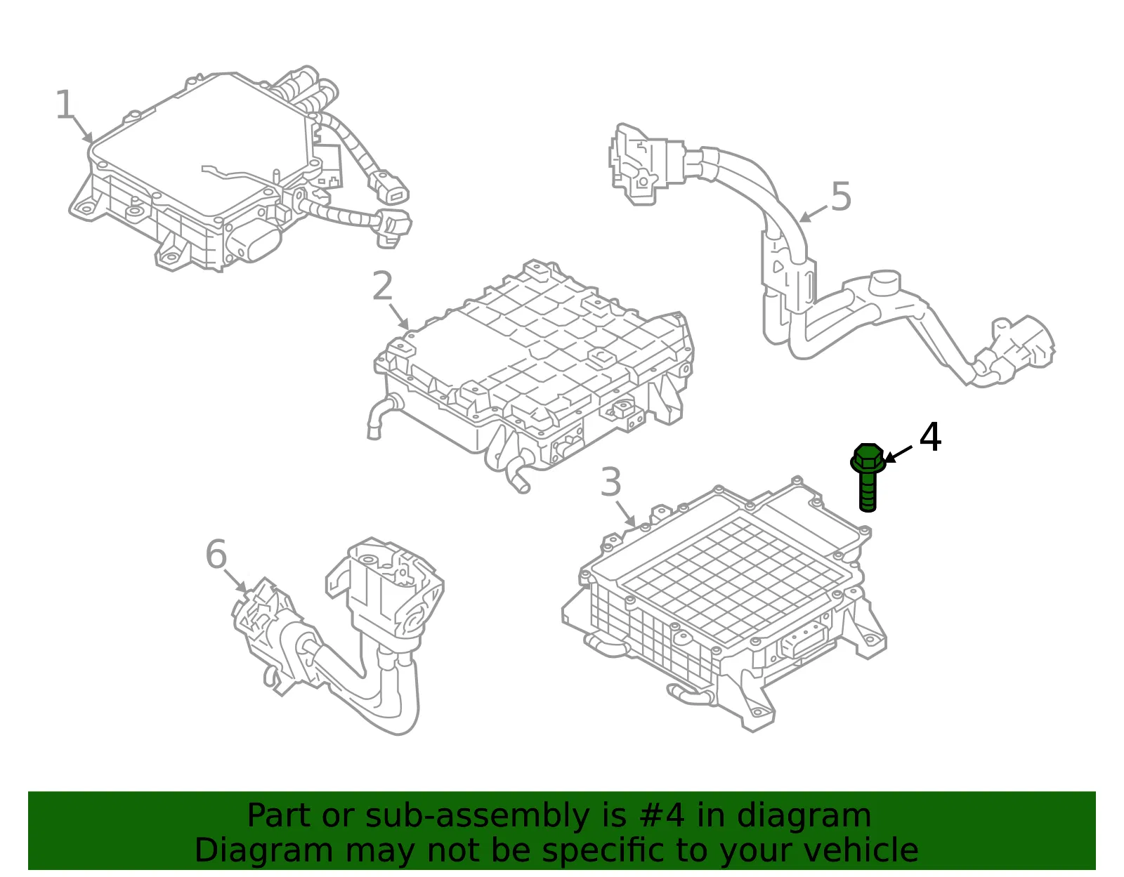 Control Module Bolt - Kia (11404-10356P) - view 2