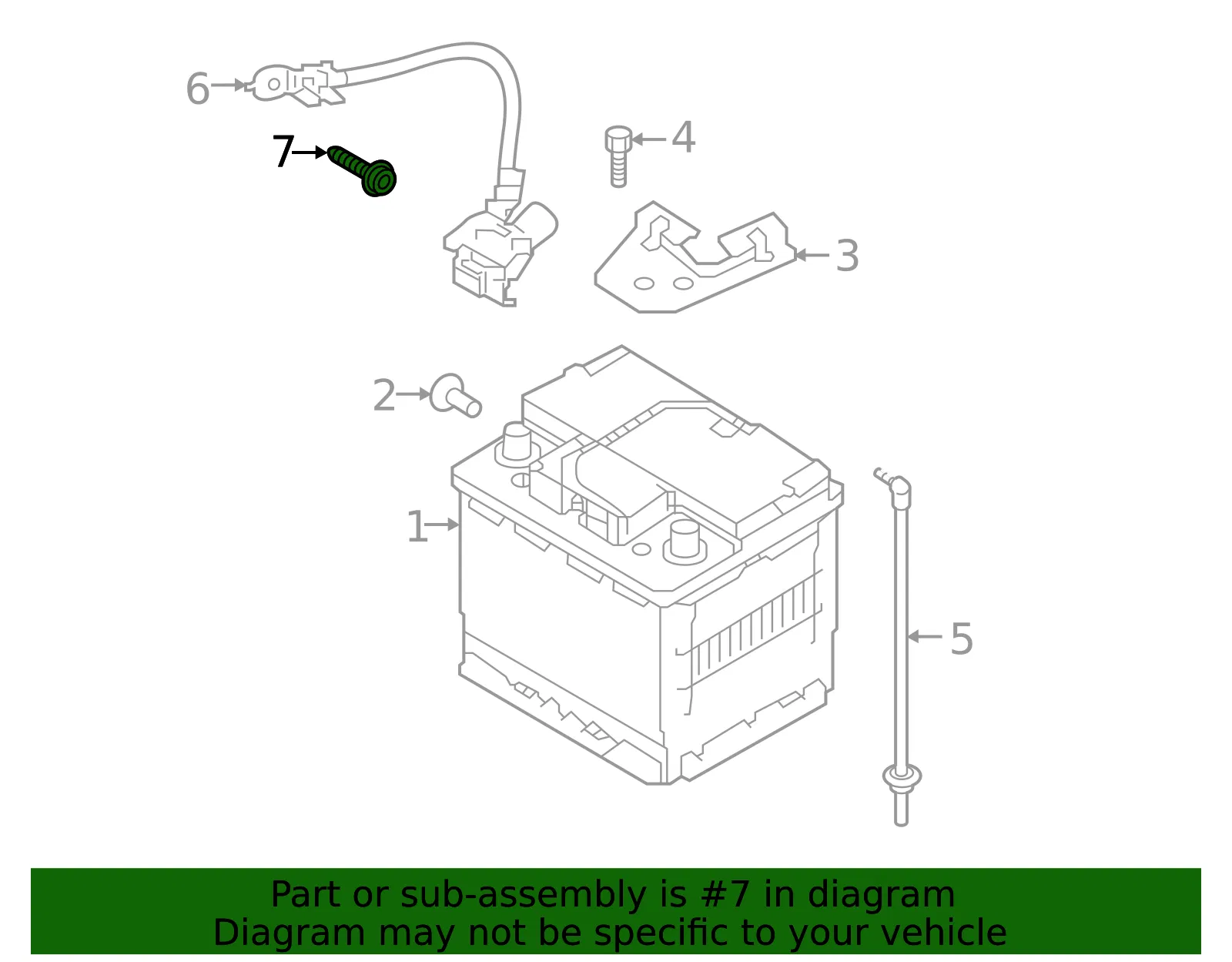 Sensor Bolt - Kia (11413-06167C) - view 2
