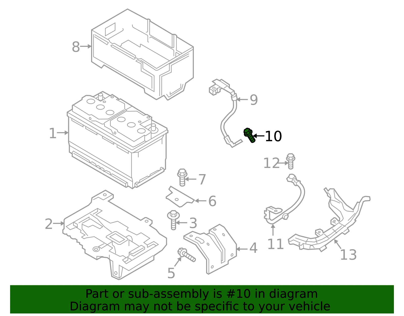Sensor Bolt - Kia (11415-08167B) - view 2