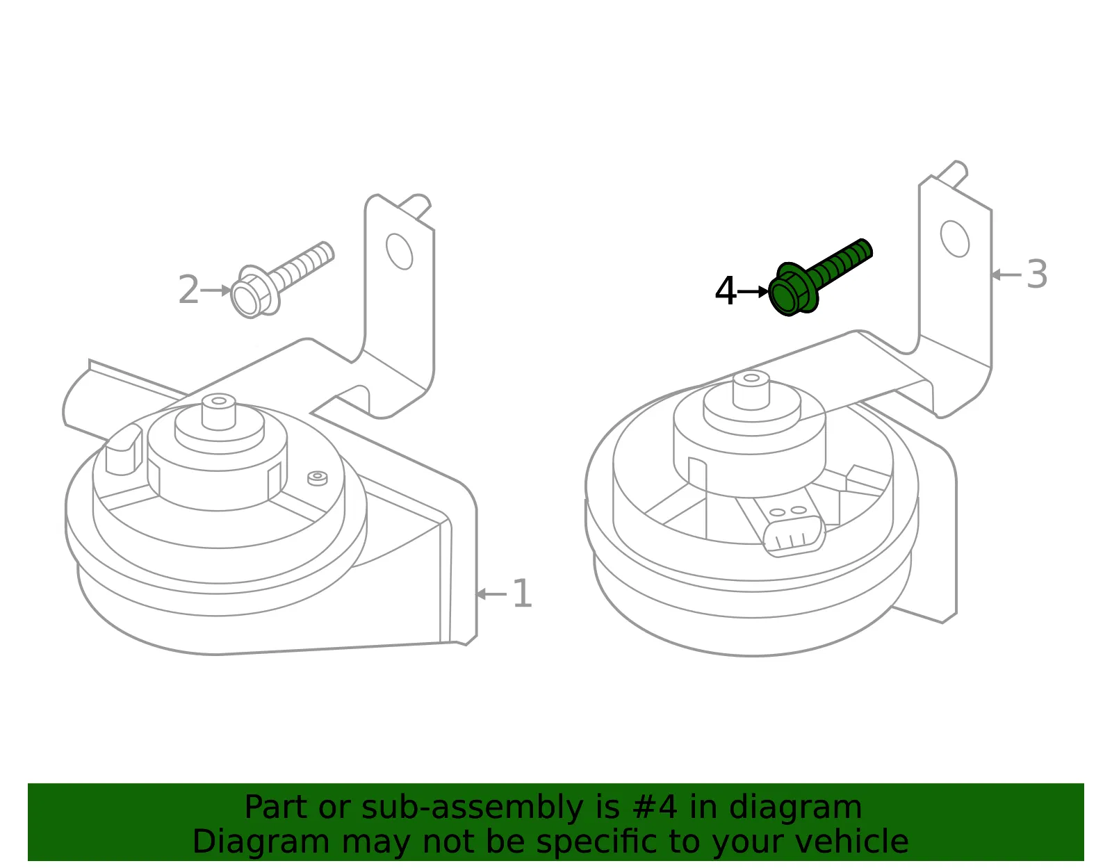 Ft Impact Sensor Bolt - Kia (11442-06256B) - view 2
