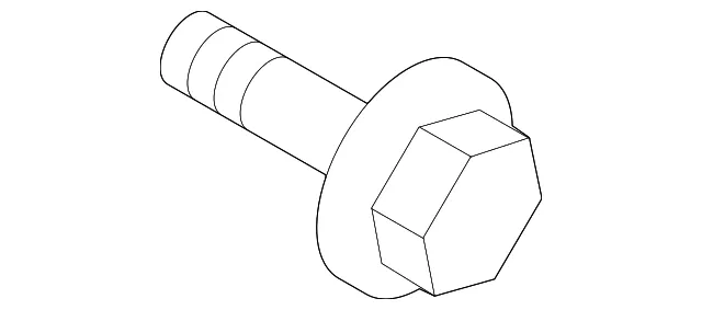 Alternator Adjusting Bracket Bolt - Nissan (11916-4W00B)