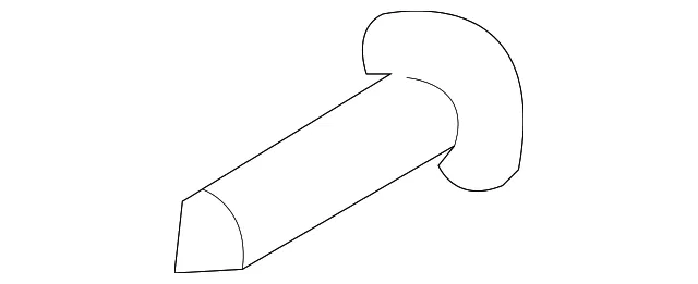 Tail Lamp Assembly Screw - Kia (12411-04121)