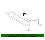 High Mount Lamp Retainer Screw - Kia (12431-03127K) - view 4