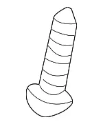 License Lamp Screw - Kia (12431-04167B) - view 3