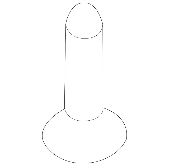 License Lamp Screw - Kia (12431-04209B)