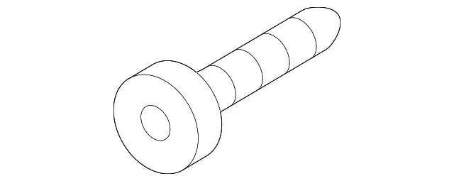 Tail Lamp Assembly Screw - Kia (12441-06167B)