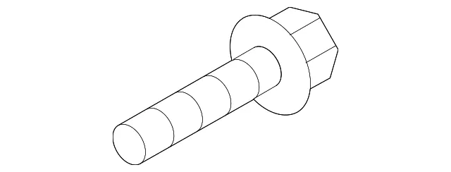 Tail Lamp Assembly Screw - Kia (12441-06207B)