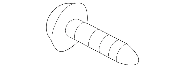 Fog Lamp Assembly Screw - Kia (12492-05147B)
