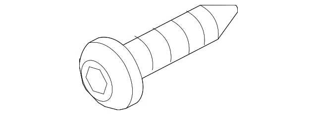 Tail Lamp Assembly Screw - Kia (12492-05207E)