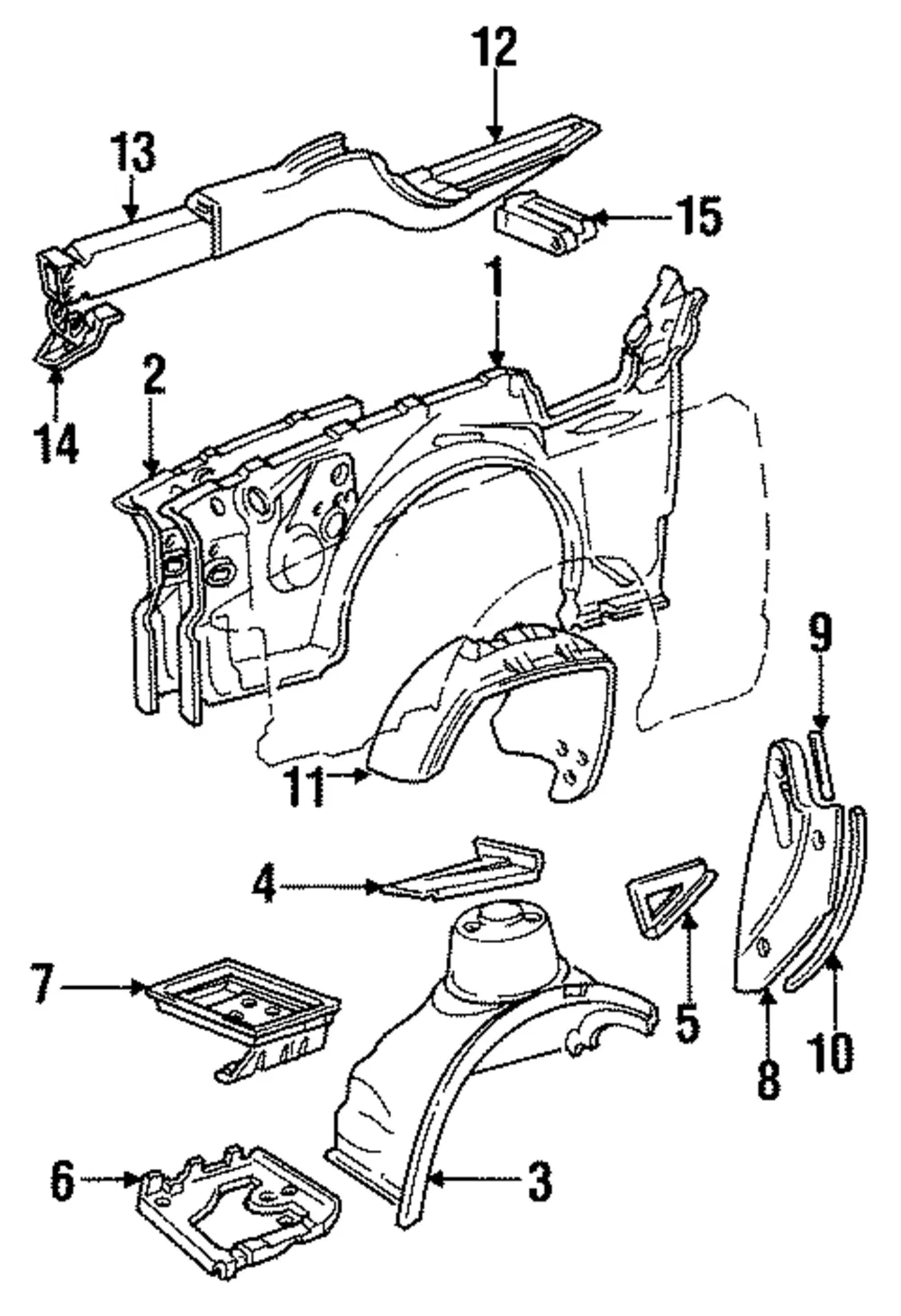 Battery Tray Tray - Volvo (1267850)