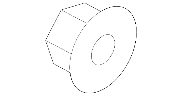 Combo Lamp Assembly Nut - Kia (13270-05001)