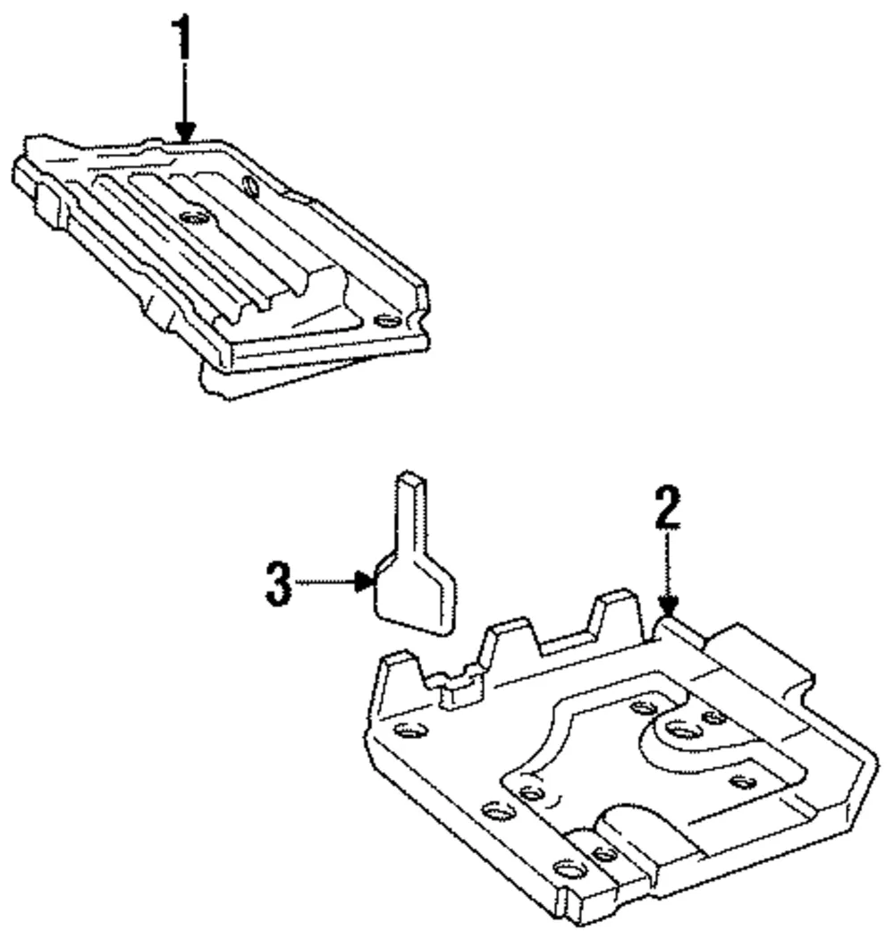 Battery Tray - Volvo (1334344)