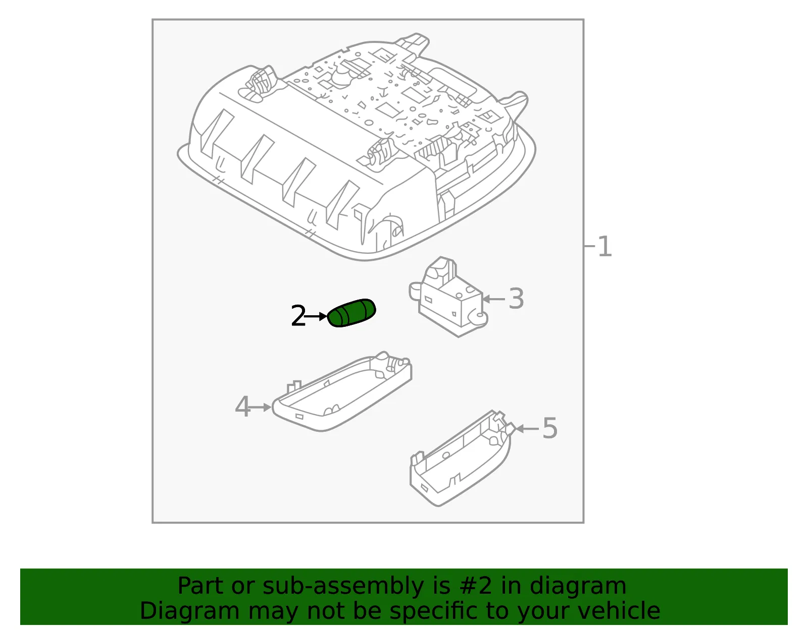 Reading Lmp Bulb - Kia (18643-06009N) - view 2