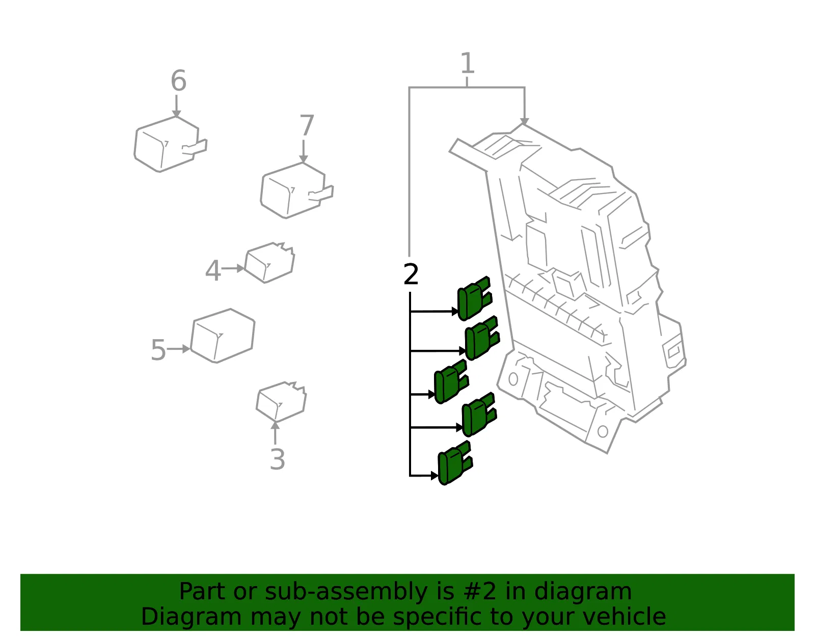Fuse - Kia (18980-04819) - view 2