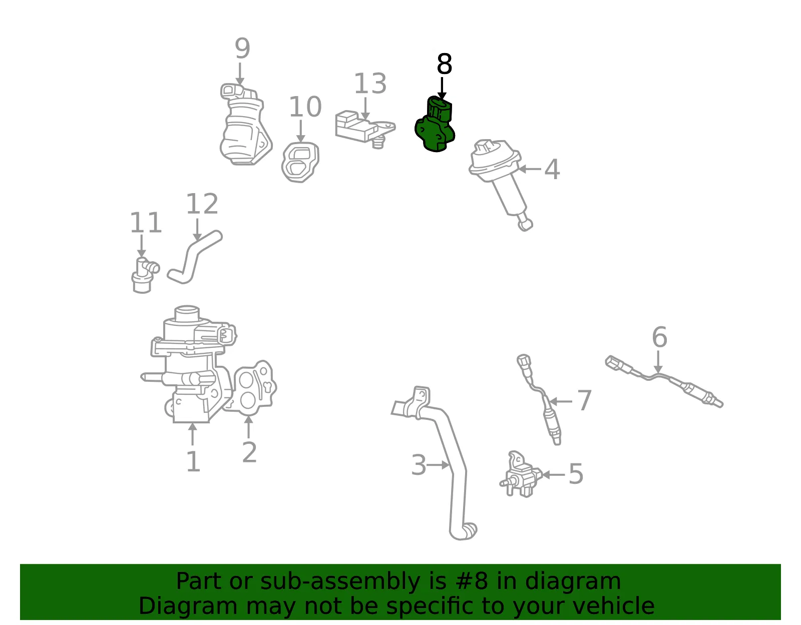 Throttle Position Sensor - Mazda (1F20-18-851) - view 3