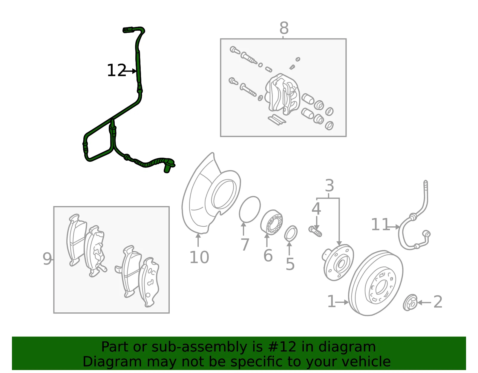 Speed Sensor - Kia (1K52Y-43701) - view 2