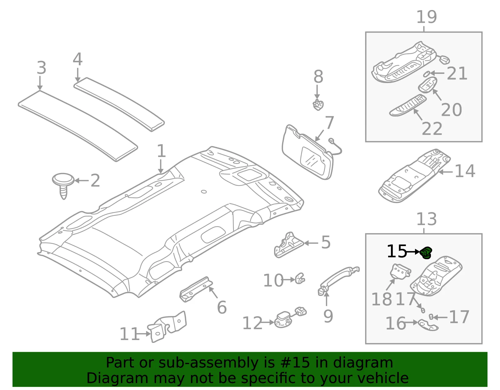 Lamp Switch - Kia (1K53E-5142068) - view 2