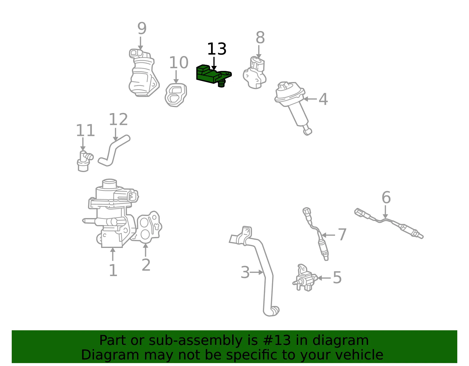 Sensor - Mazda (1f7018211a) - view 2