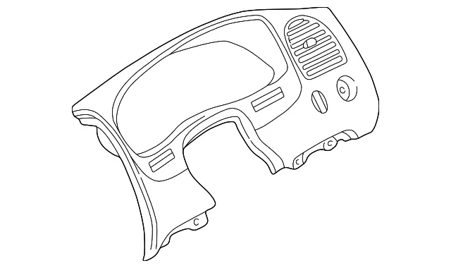 Cluster Bezel - Mazda (1f705541000)