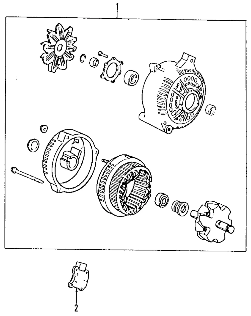Alternator - Mazda (1f7218300r0c)