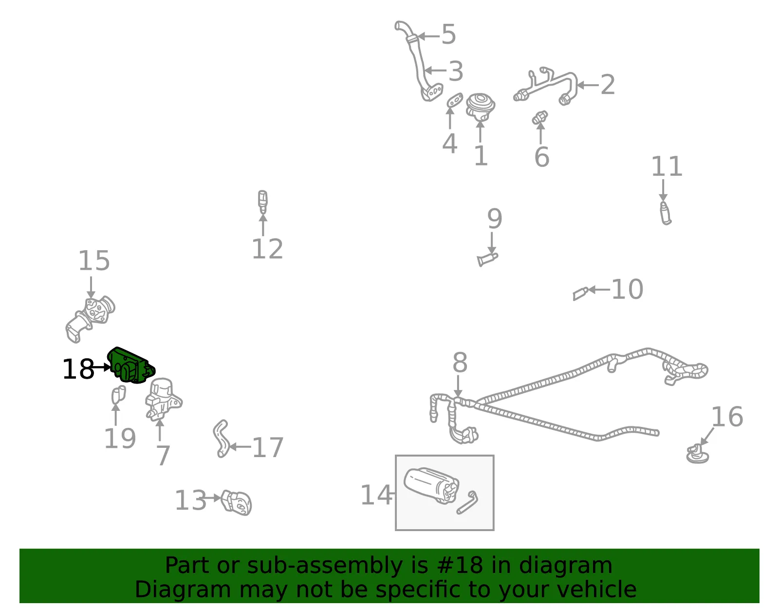 Sensor - Mazda (1f7220302) - view 2