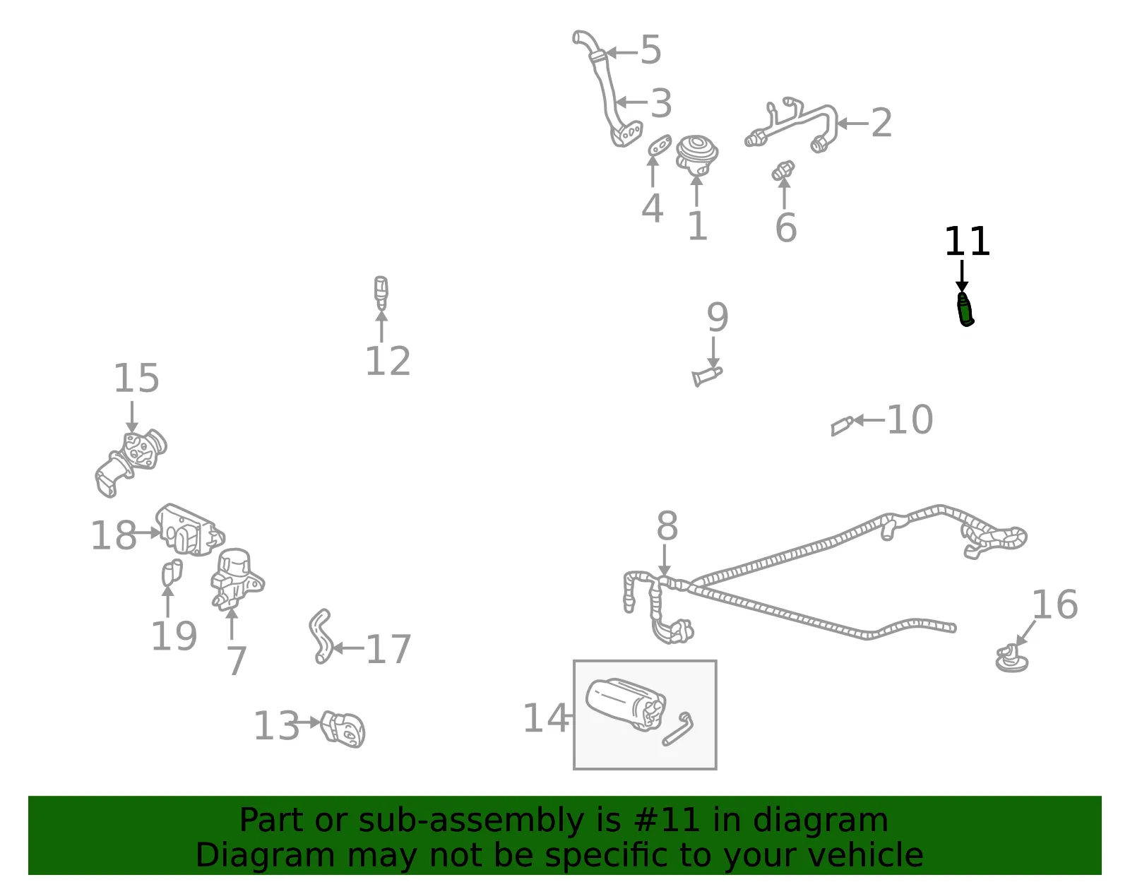 Oxygen Sensor - Mazda (1f8118860) - view 2