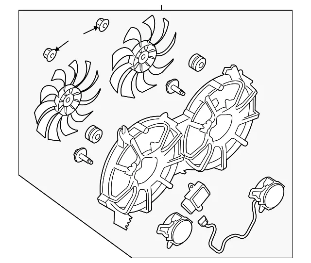 Fan Module - Nissan (21481-JK00A) - view 2