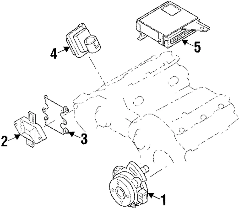 Ignition Control Module - Nissan (22020-97E25) - view 2