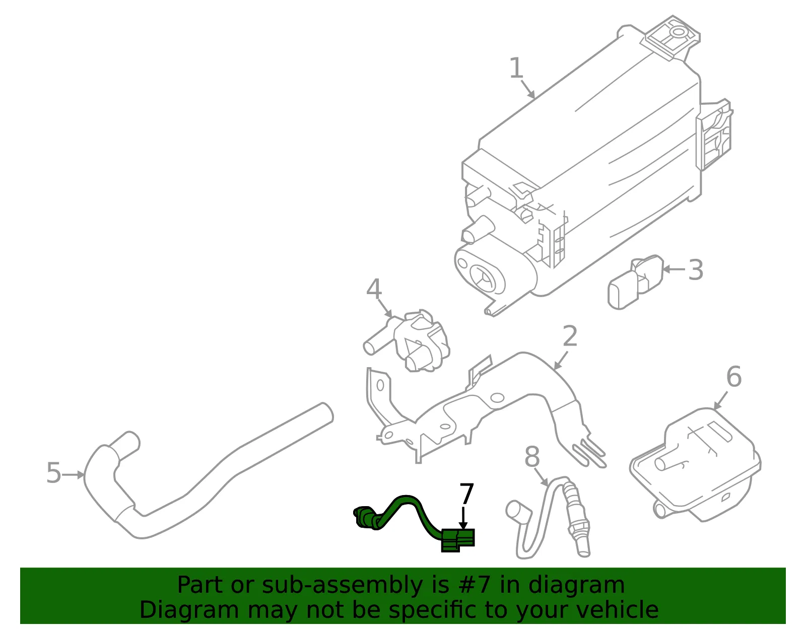 Oxygen Sensor - Nissan (22693-4BA0A) - view 5