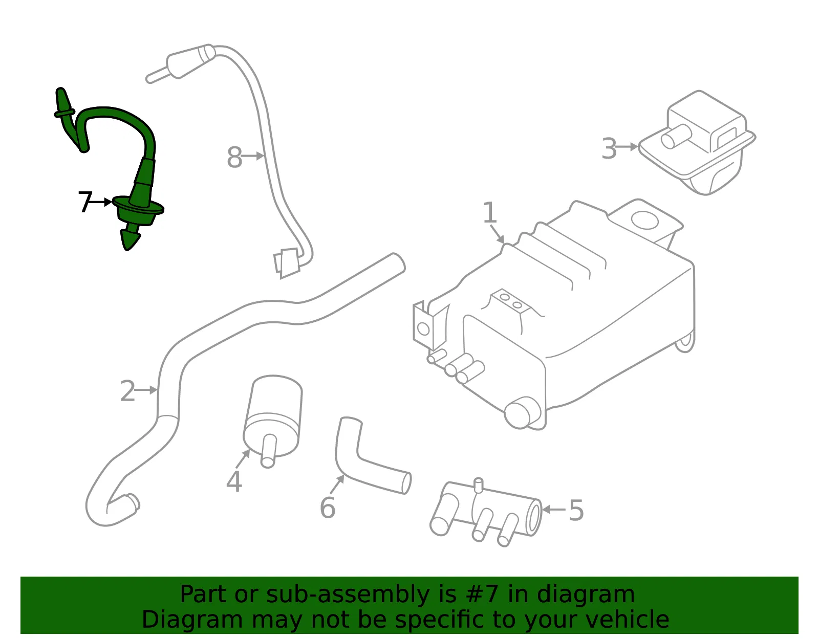 Oxygen Sensor - Nissan (22693-6CA1B) - view 4