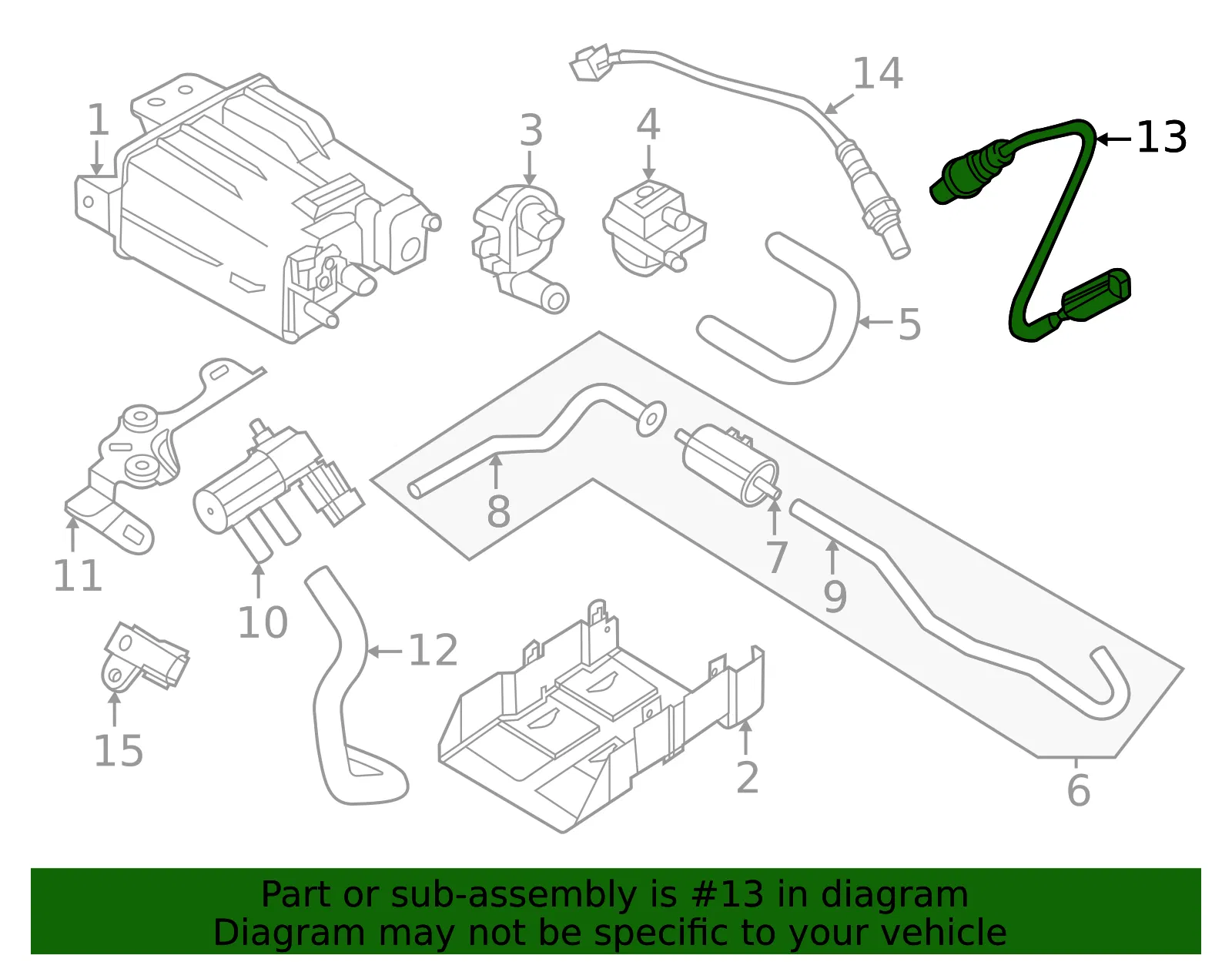 Oxygen Sensor - Nissan (22693-6LB0A) - view 4