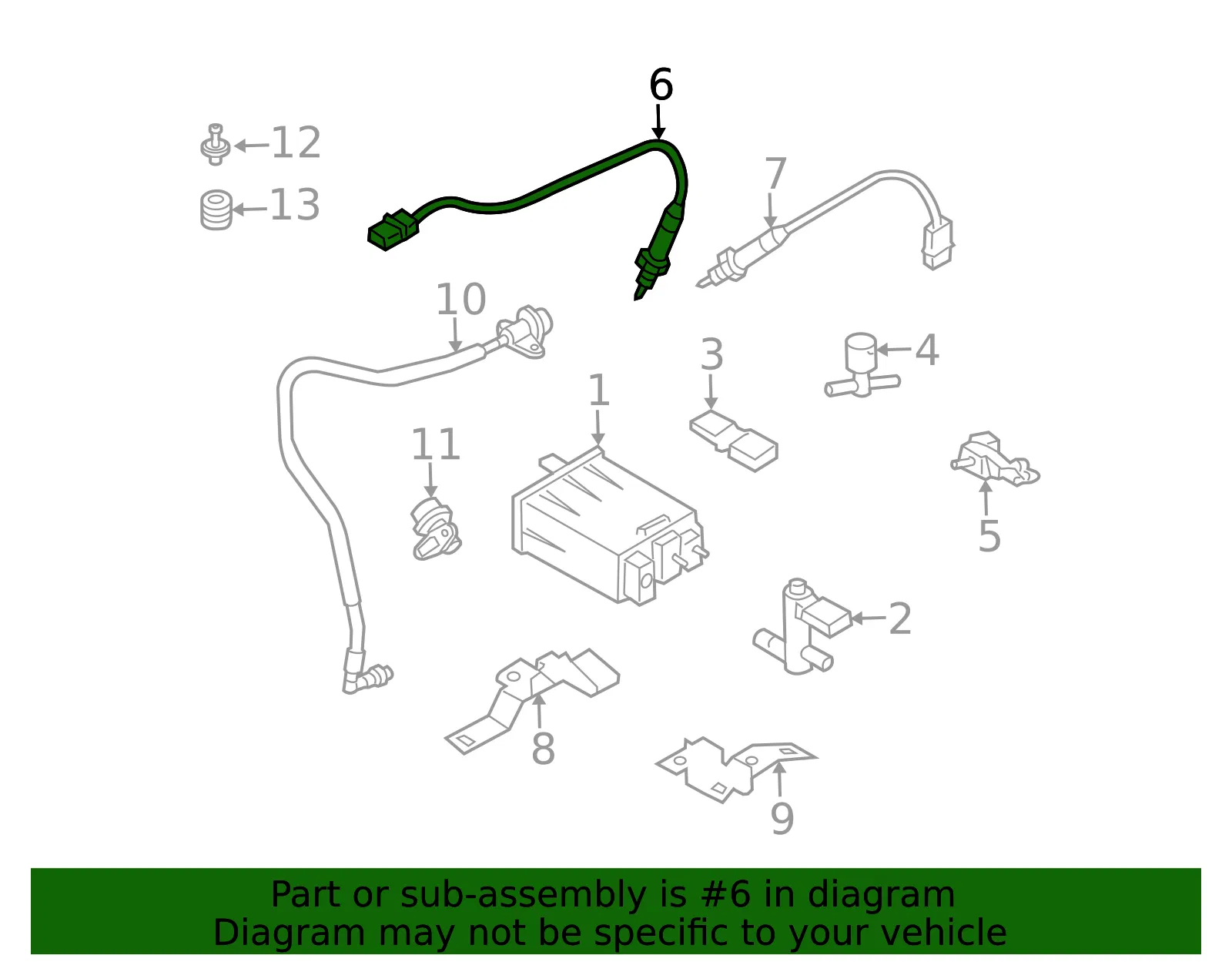 Oxygen Sensor - Nissan (22693-CD700) - view 5