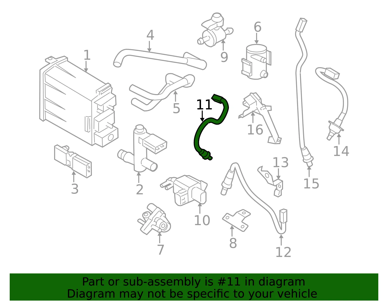 Oxygen Sensor - Nissan (22693-EY00A) - view 4