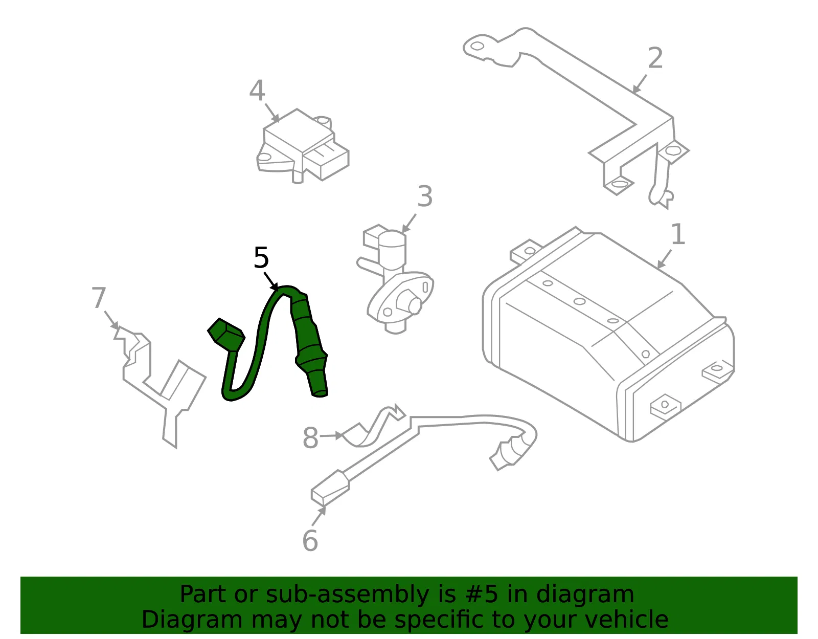 Oxygen Sensor - Nissan (22693-JA00A) - view 4