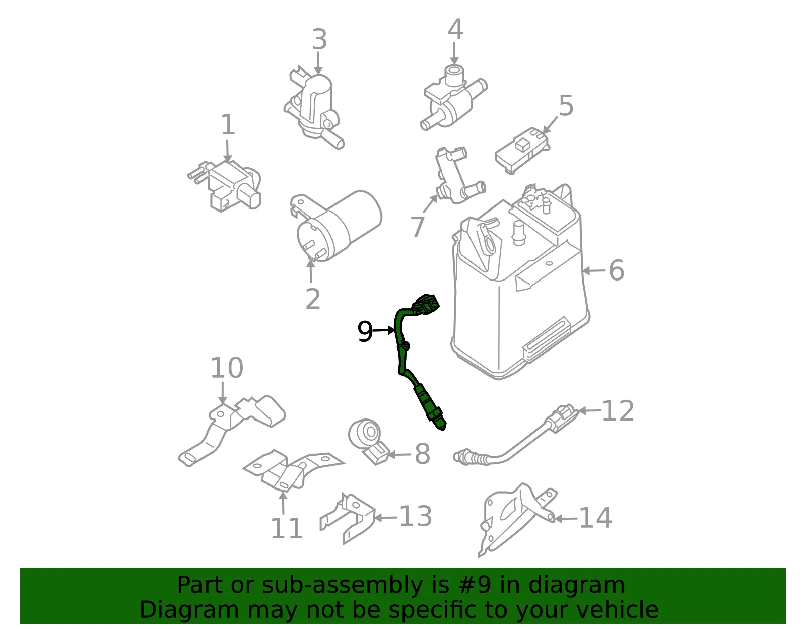 Oxygen Sensor - Nissan (22693-ZE00A) - view 6