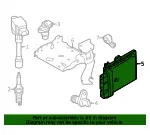 Engine Control Module (Blank) - Nissan (23703-1VX9A) - view 4