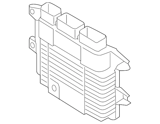 Engine Control Module (Blank) - Nissan (23703-3SA2C) - view 2