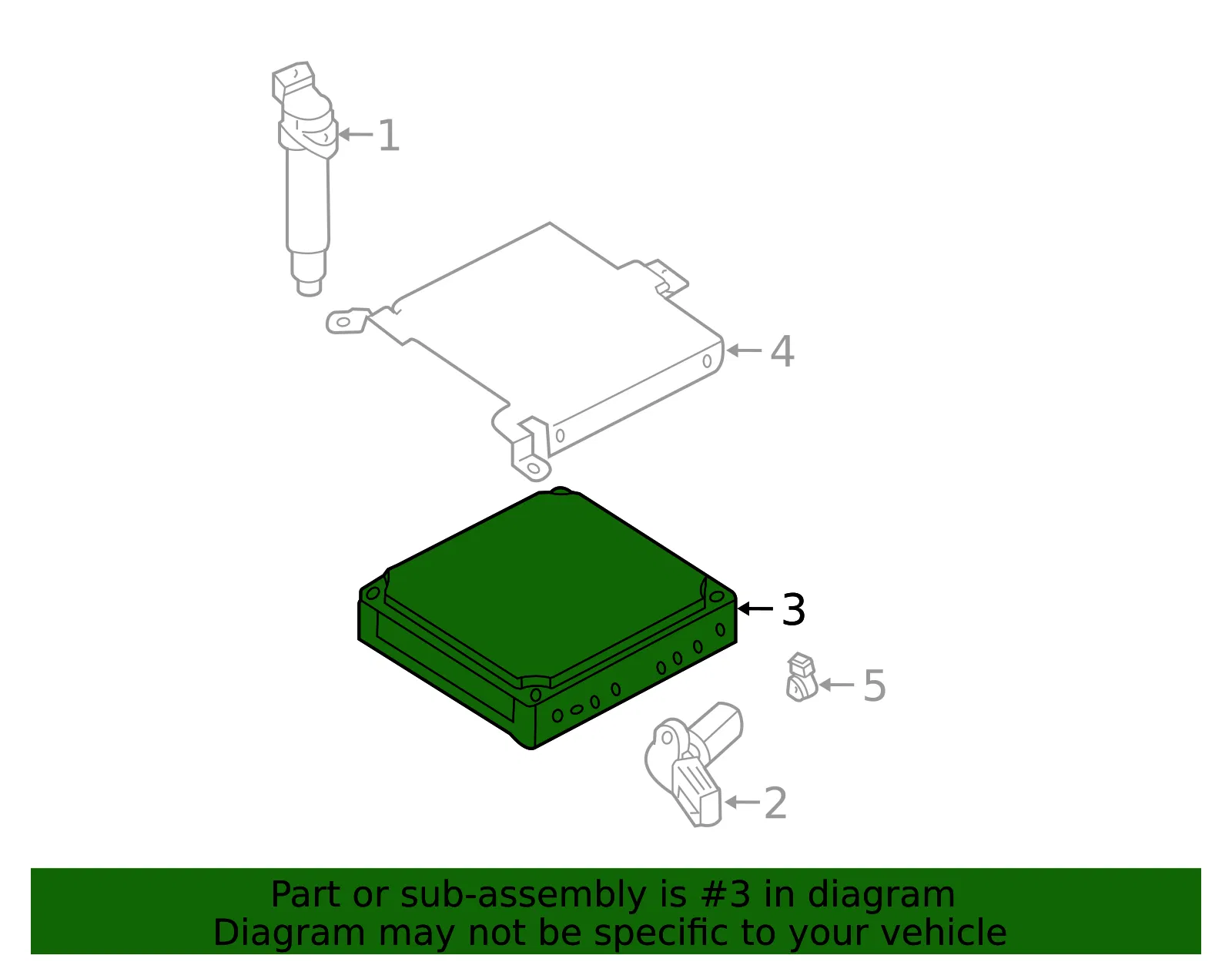 Engine Control Module (ECM) - Nissan (23710-8U073) - view 2