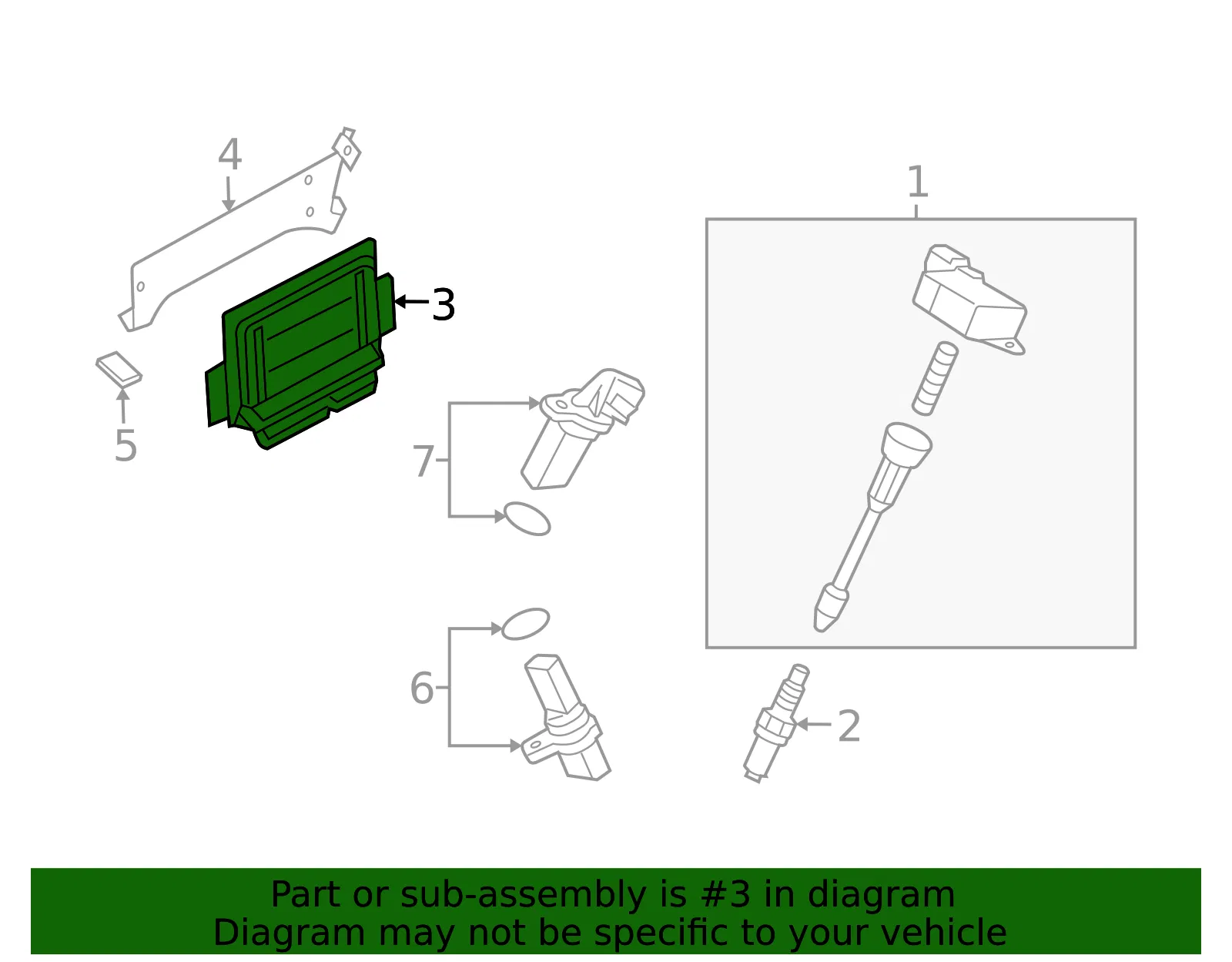 Engine Control Module - Nissan (23710-CK012) - view 2