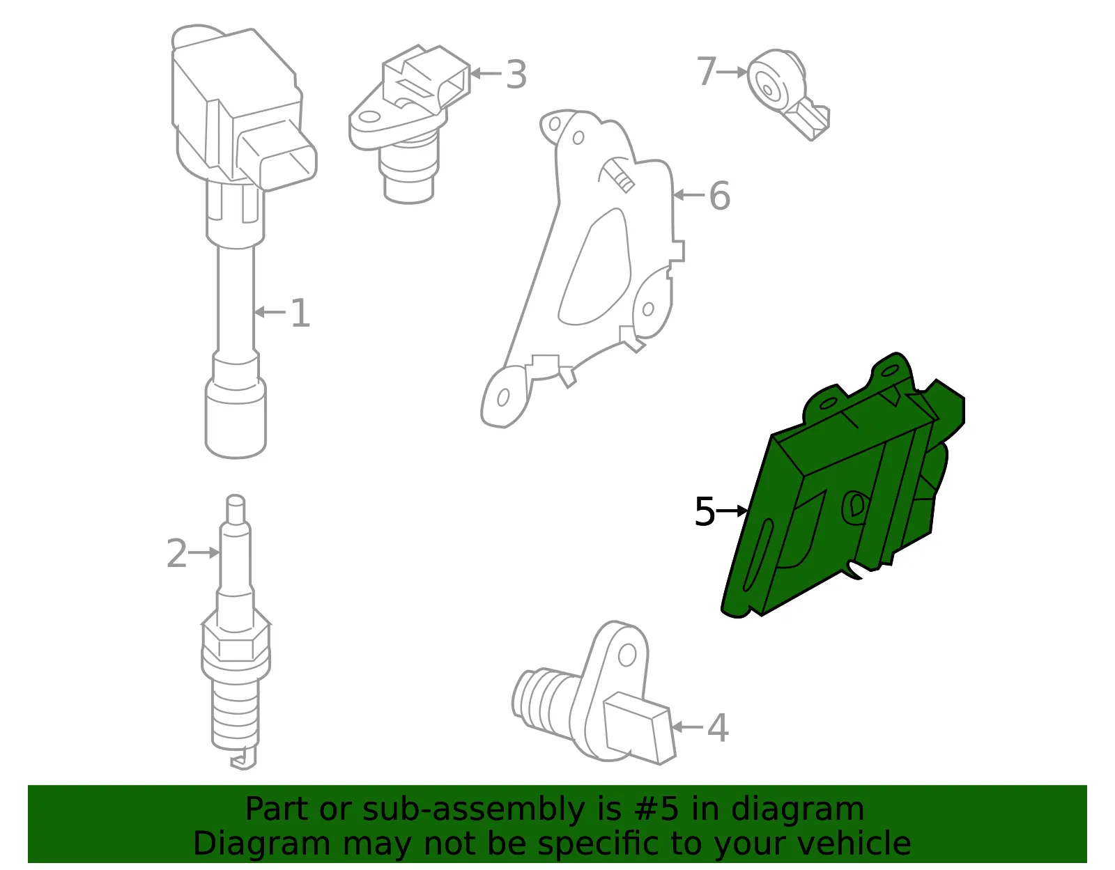 Engine Control Module (ECM) - Nissan (237A1-3JV9C) - view 3