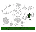 Control Module Mount Bracket - Nissan (237D1-5SA0A) - view 4