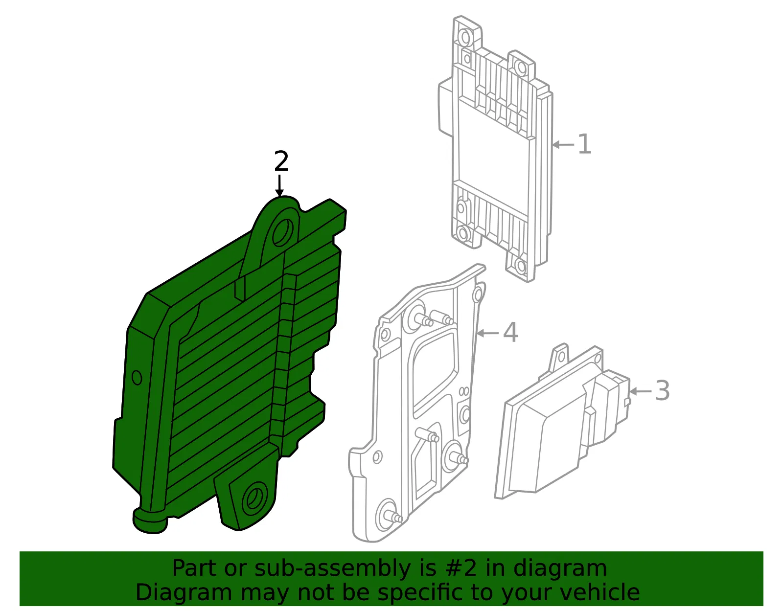 Control Module - Nissan (237F0-6RC2A) - view 2