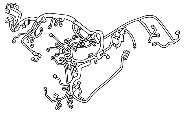 Engine Compartment Wiring Harness - Nissan (24011-5ZM0C)