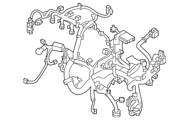 Engine Wiring Harness - Nissan (24011-7LG0B)